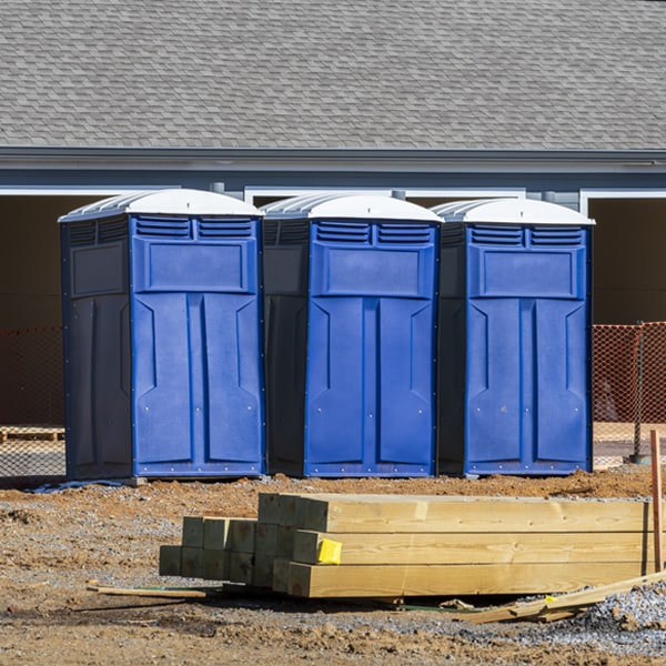 do you offer hand sanitizer dispensers inside the portable toilets in Faulkton